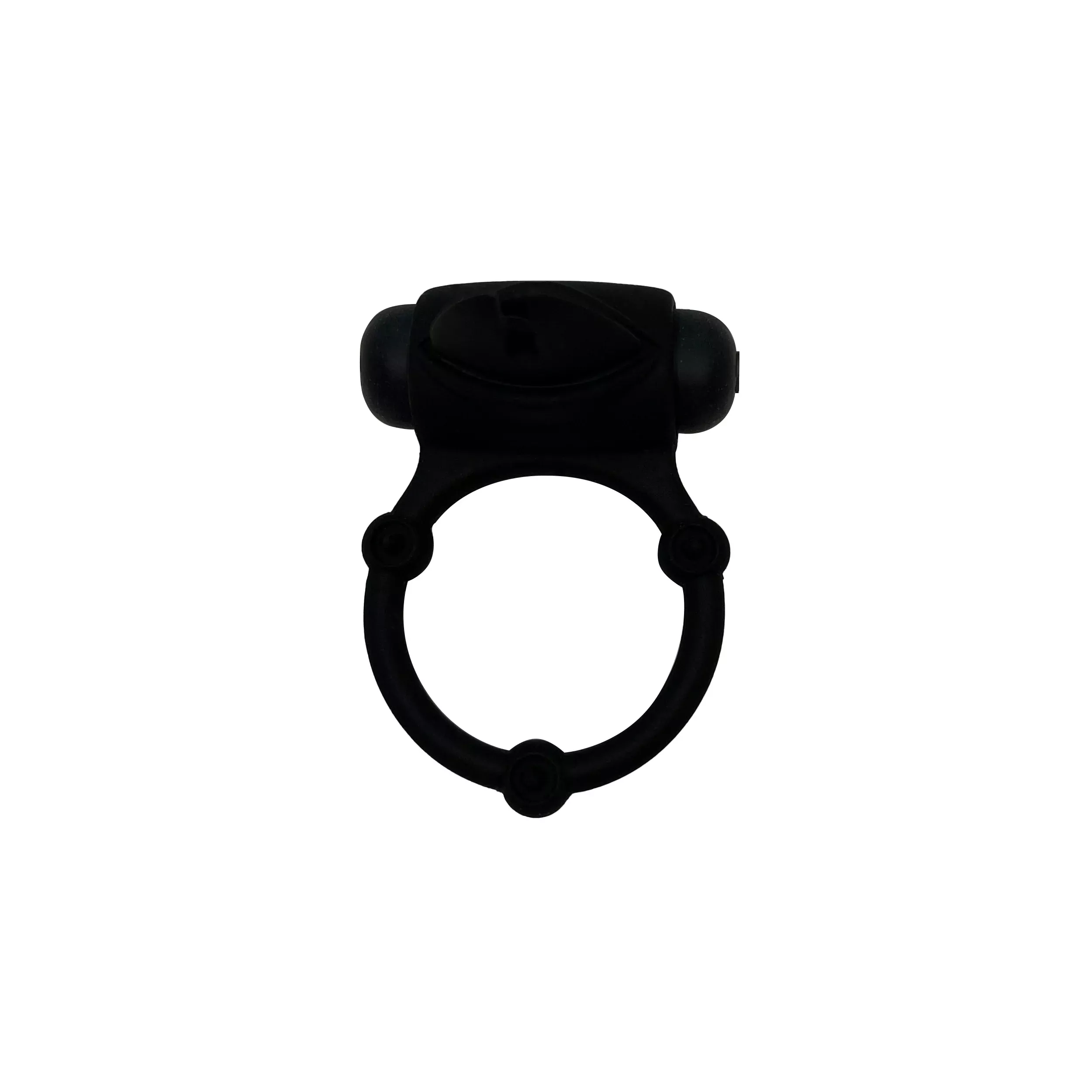 Anvil Buzz Vibrating Cock Ring in Black